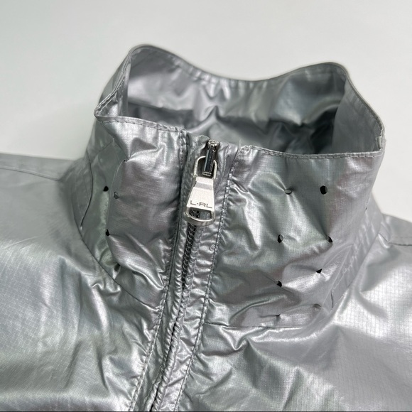 Lauren Active Ralph Lauren Performance Silver Metallic Drawstring Waist Vest - Picture 7 of 17